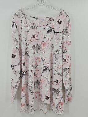 LulaRoe Women’s Floral Long Sleeve Top Size 3X
